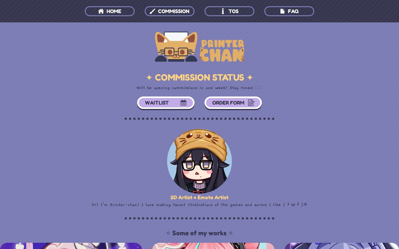 Printer-chan Commission 📝